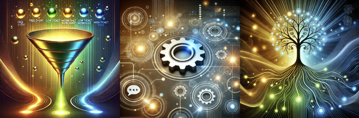 a forest filled with lots of trees and plants