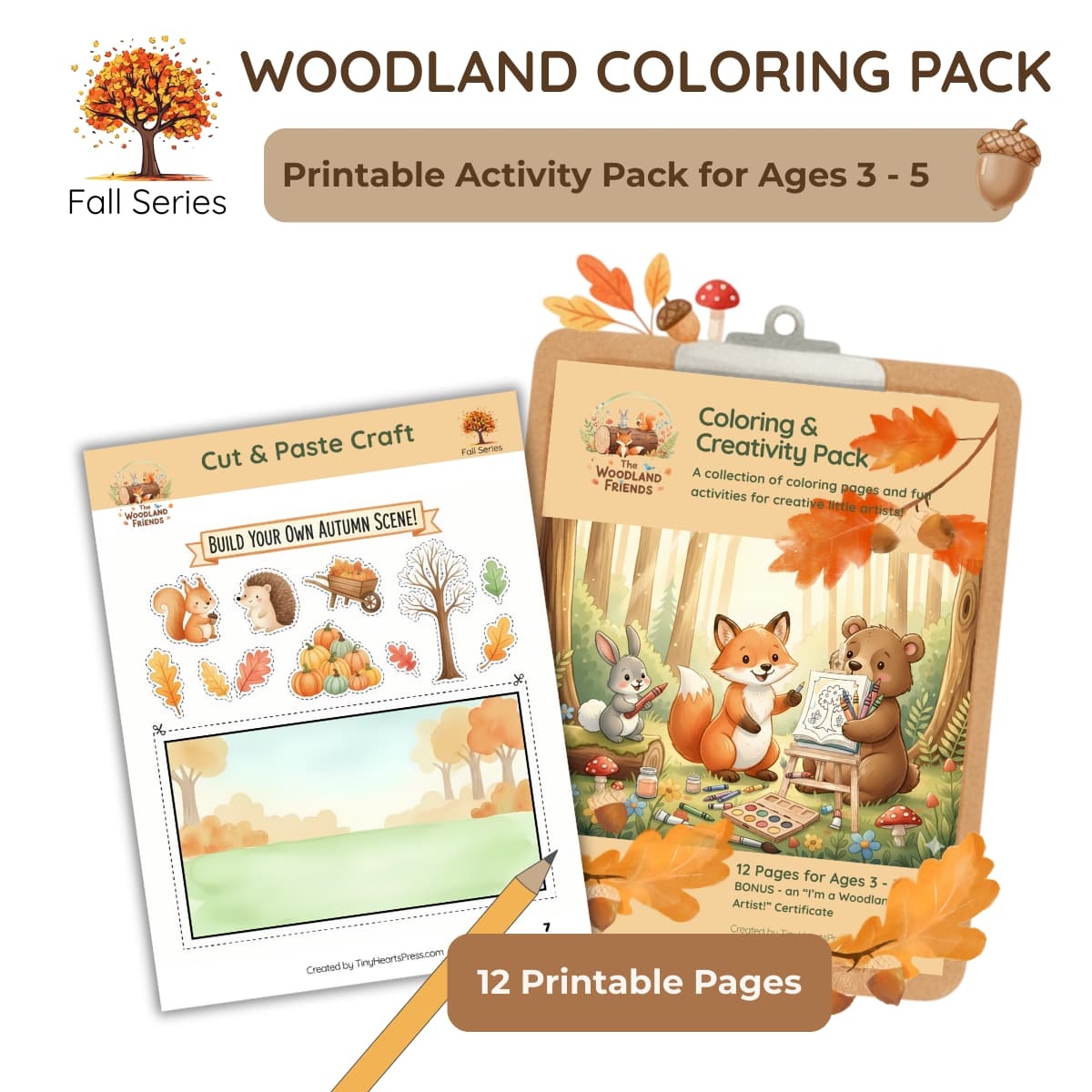 Woodland Coloring Pack
