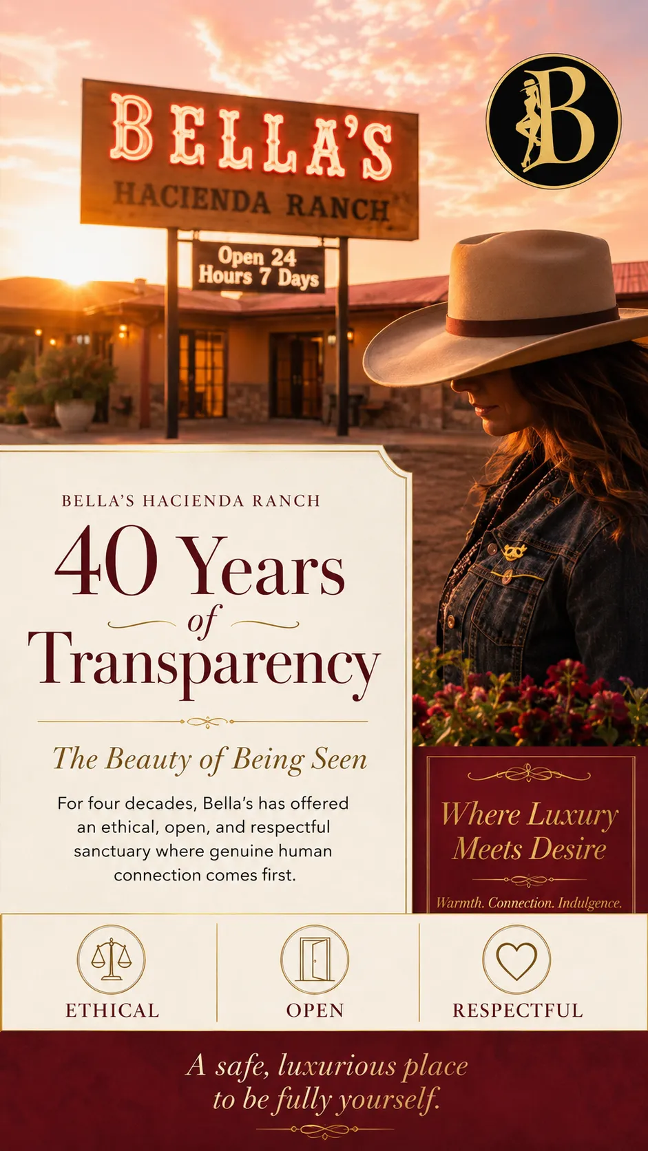 The Beauty of Being Seen: 40 Years of Ethical and Transparent Connection