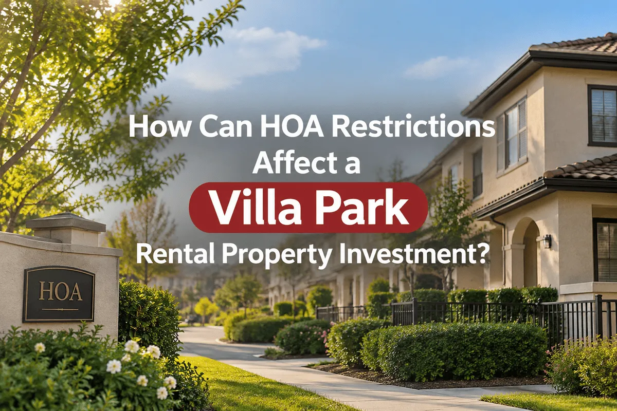 Residential property in Villa Park, California, for rental investment