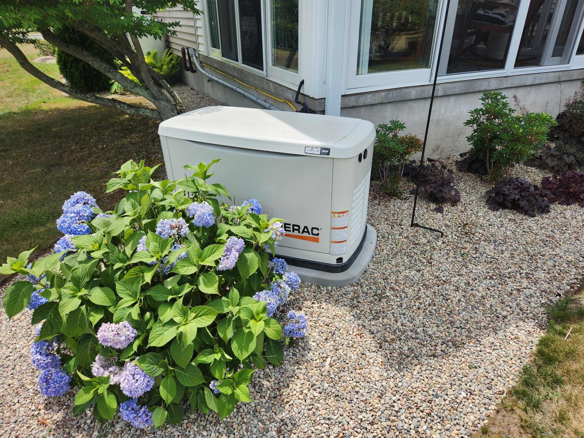 generator installed in tolland county for residential property