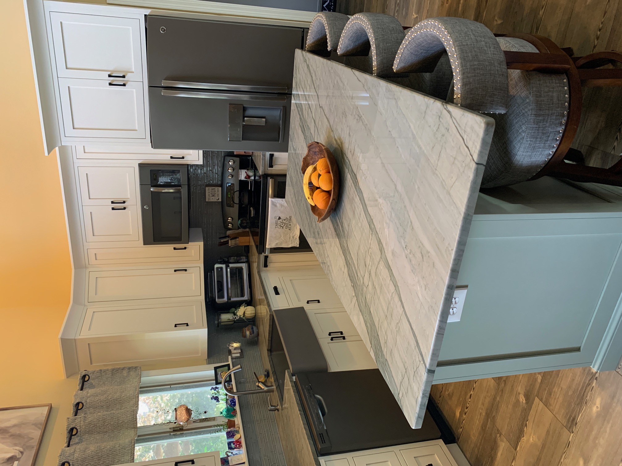 new kitchen with layout redesign in tolland county