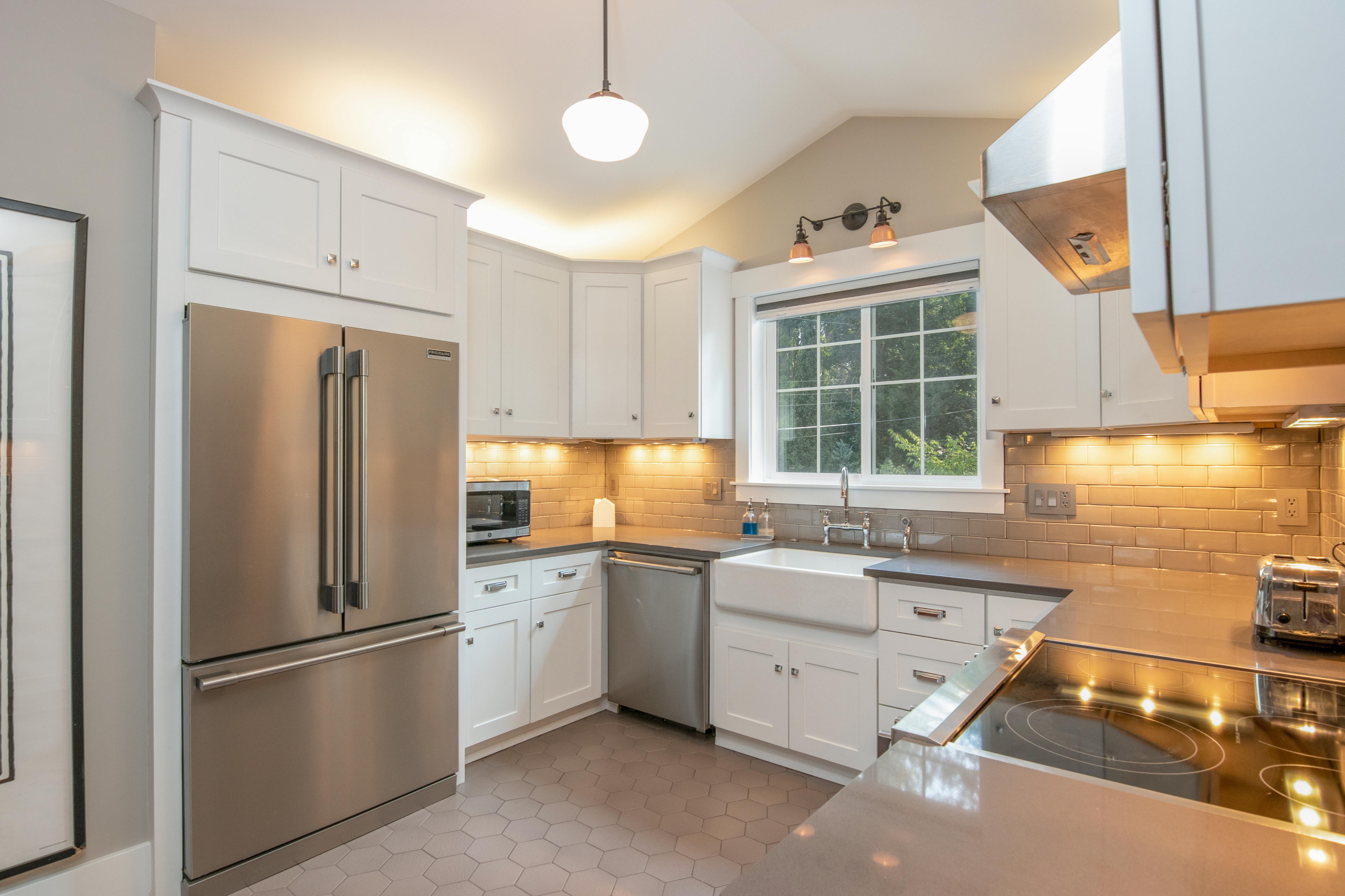 luxury kitchen remodel completed in vernon