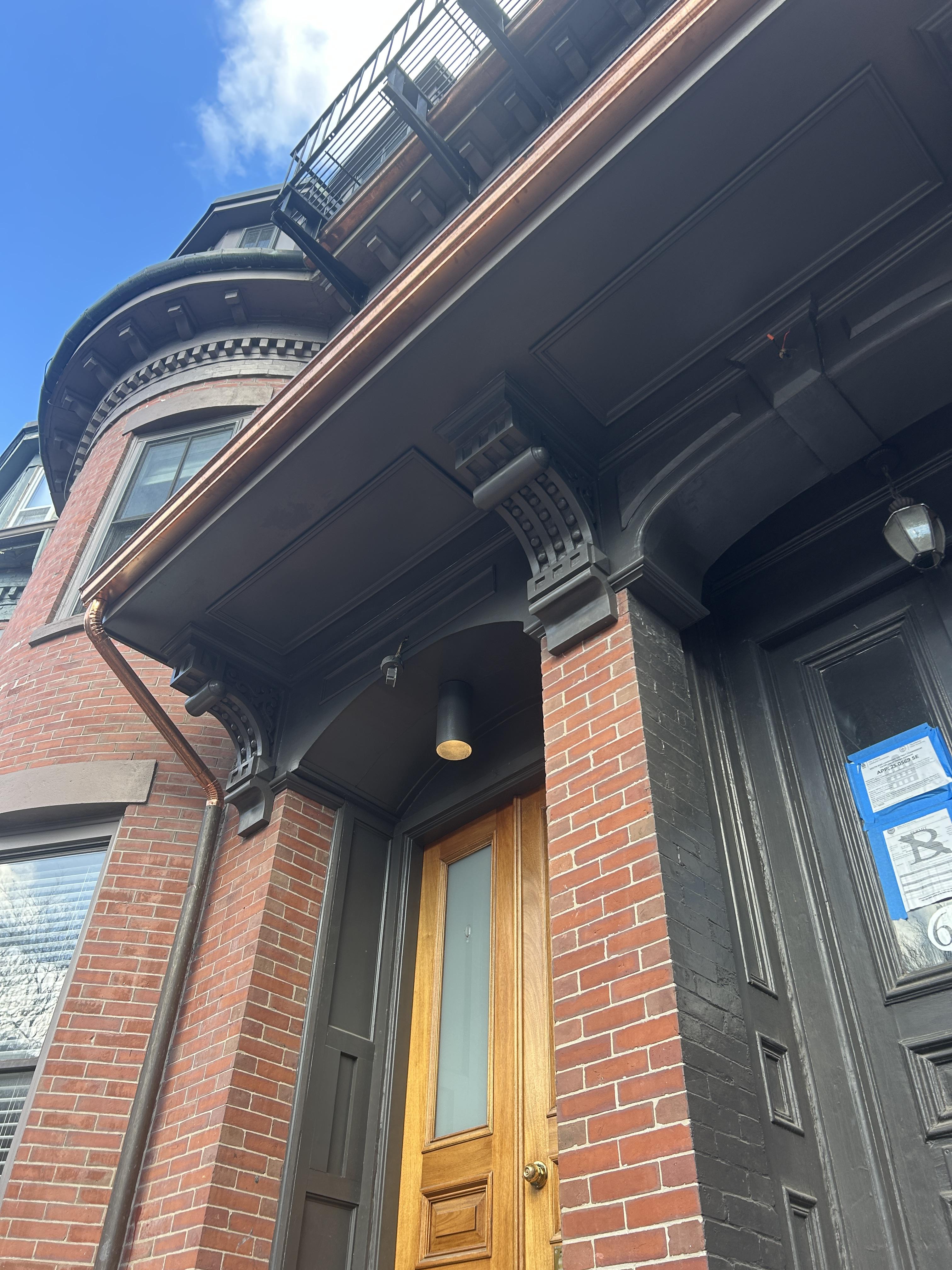 masonry restoration Needham MA apartment building exterior