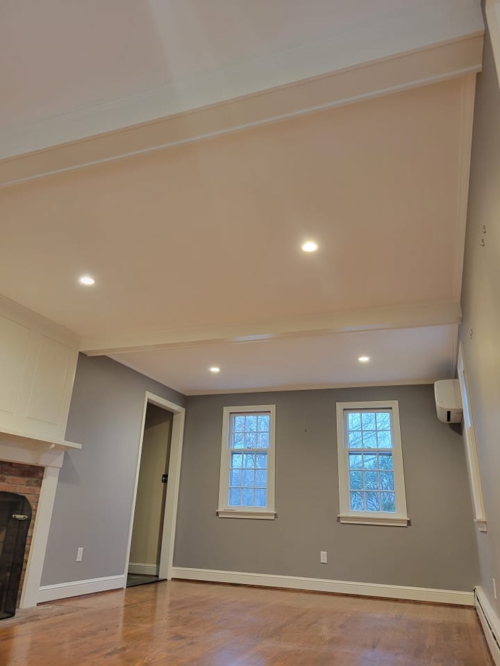 indoor spot lighting installed for home in ellington, ct