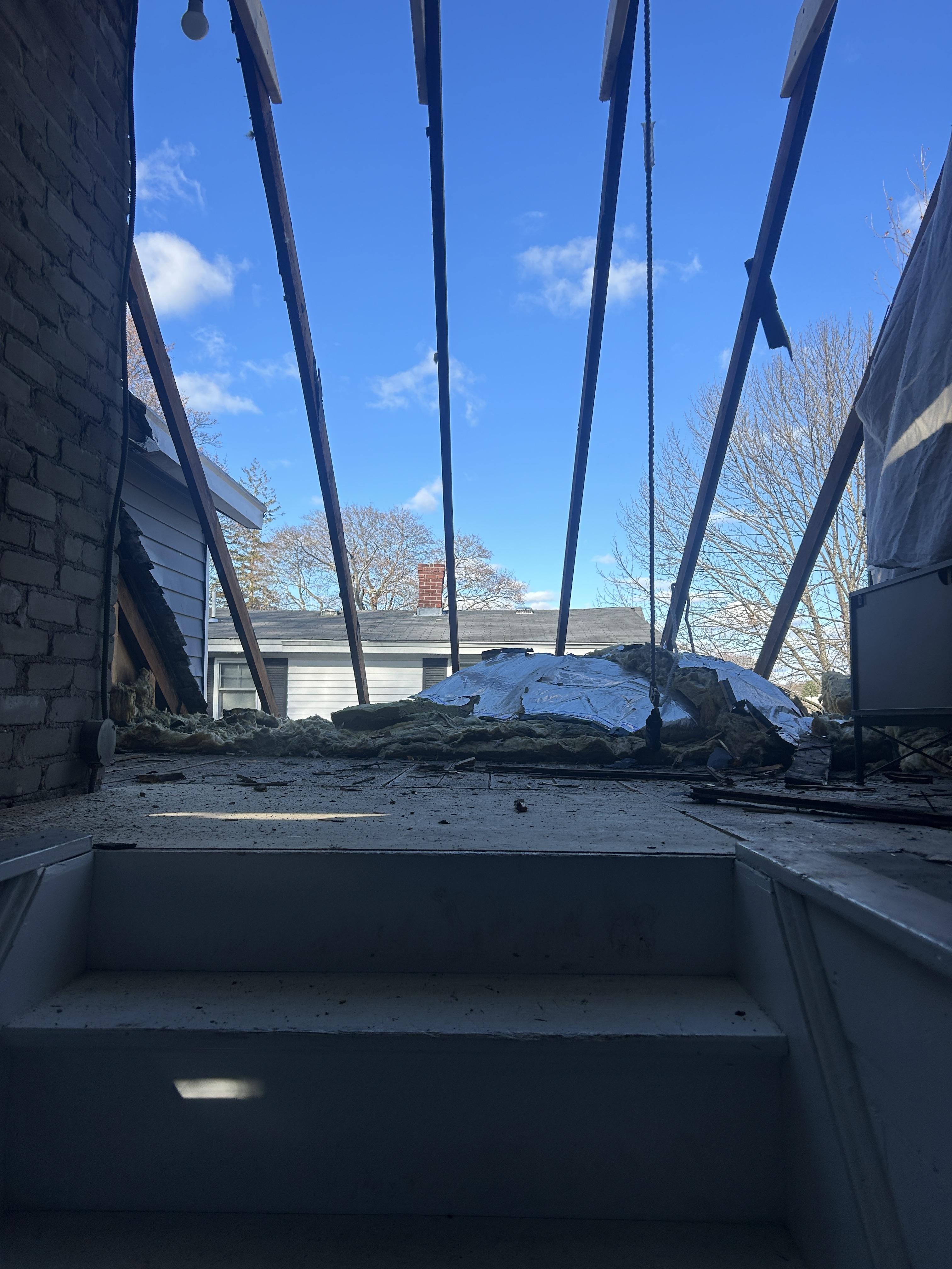 roof repair carried out for property in needham ma