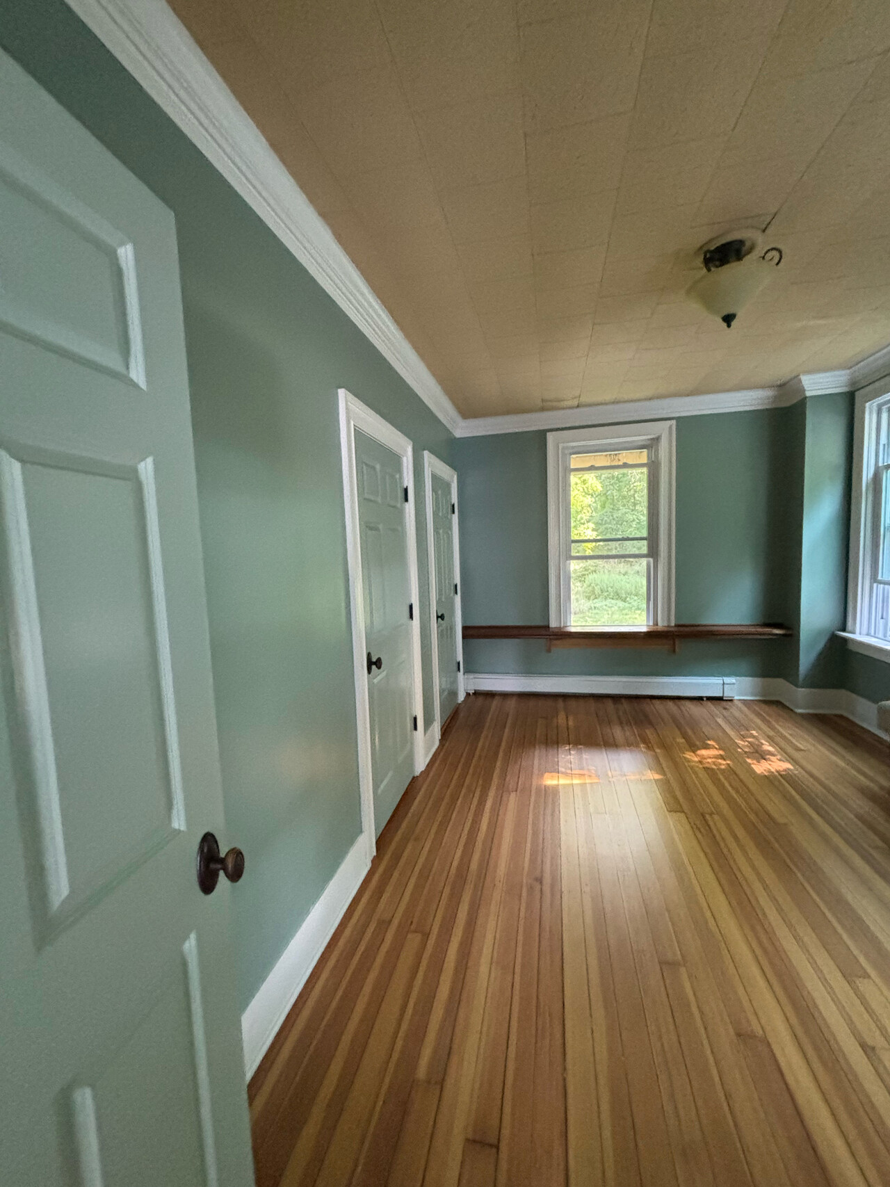 interior house painting with smooth wall and trim finish