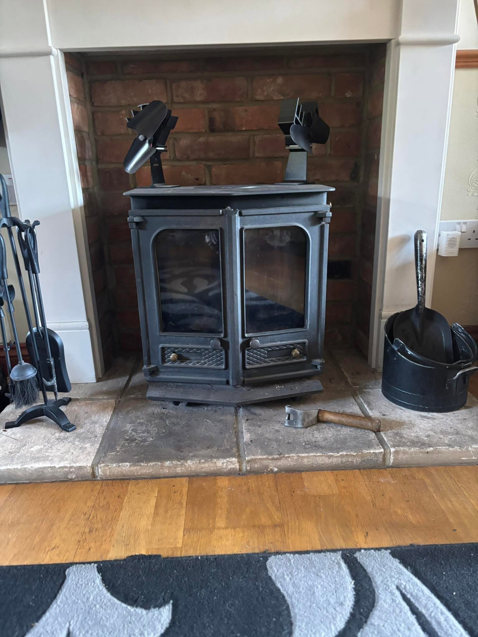 Wood burning stove swept and maintained for a home in South Essex