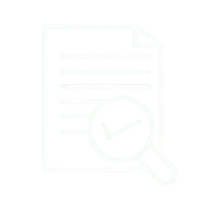 White Outline of Form icon