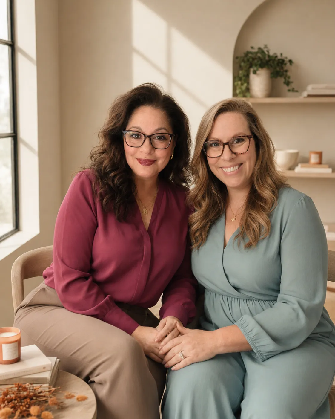 Kelsey Bornyk and Cindy Ferguson, founders of The Brave 10% Edge