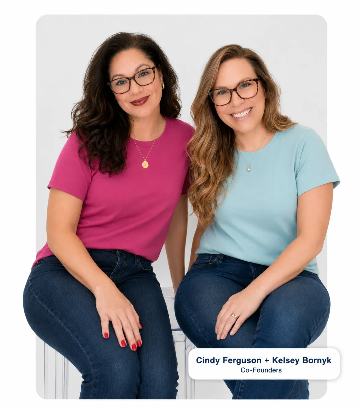 Kelsey Bornyk and Cindy Ferguson, founders of The Brave 10% Edge