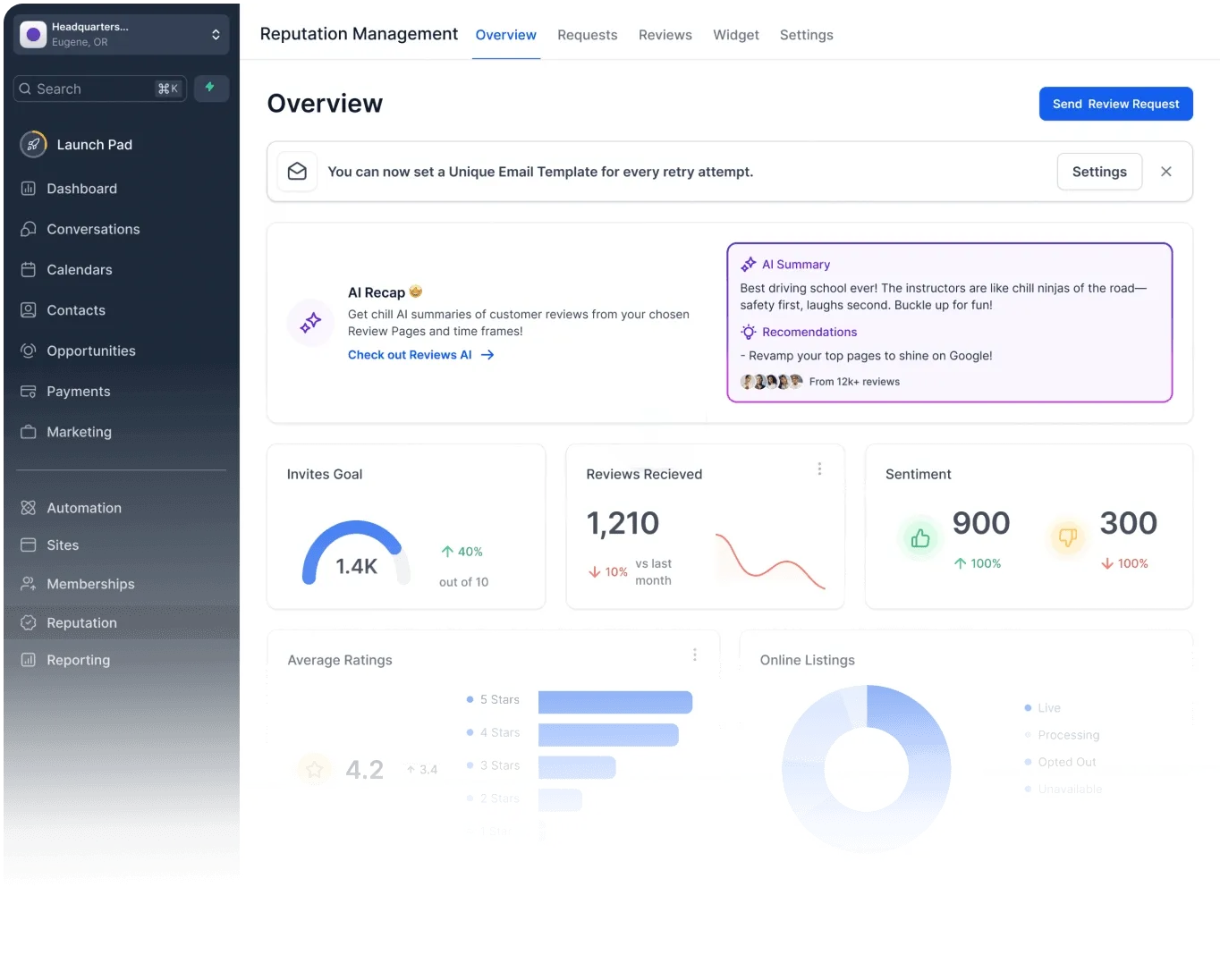 Triggant all-in-one AI CRM