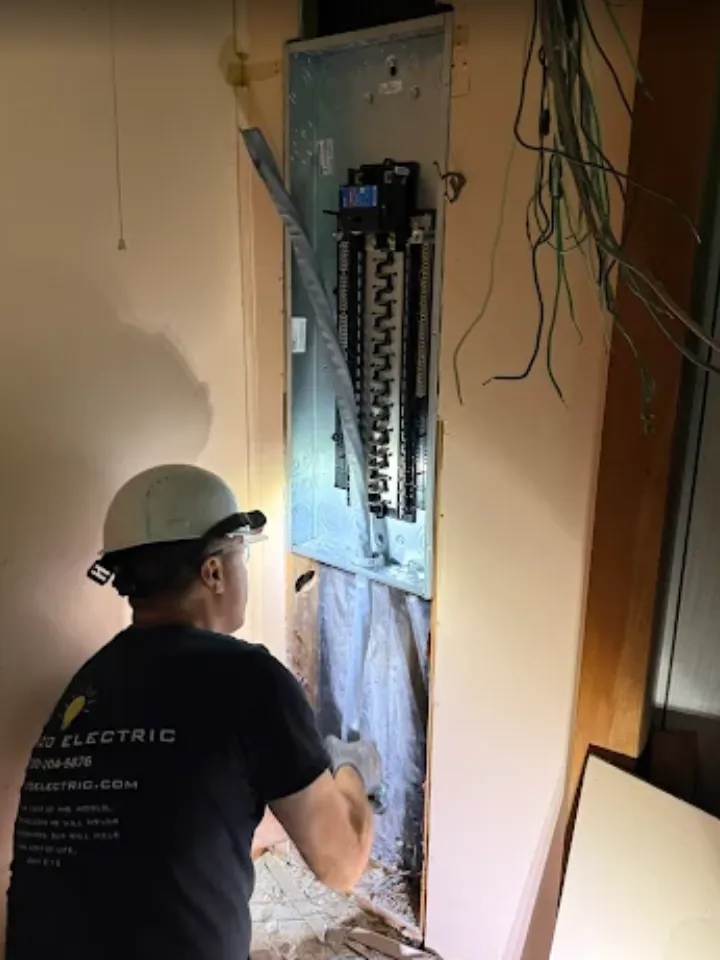 John DiFonzo, owner and licensed electrician at DiFonzo Electric in Dover, Ohio