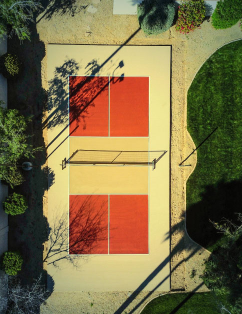 Pickleball court