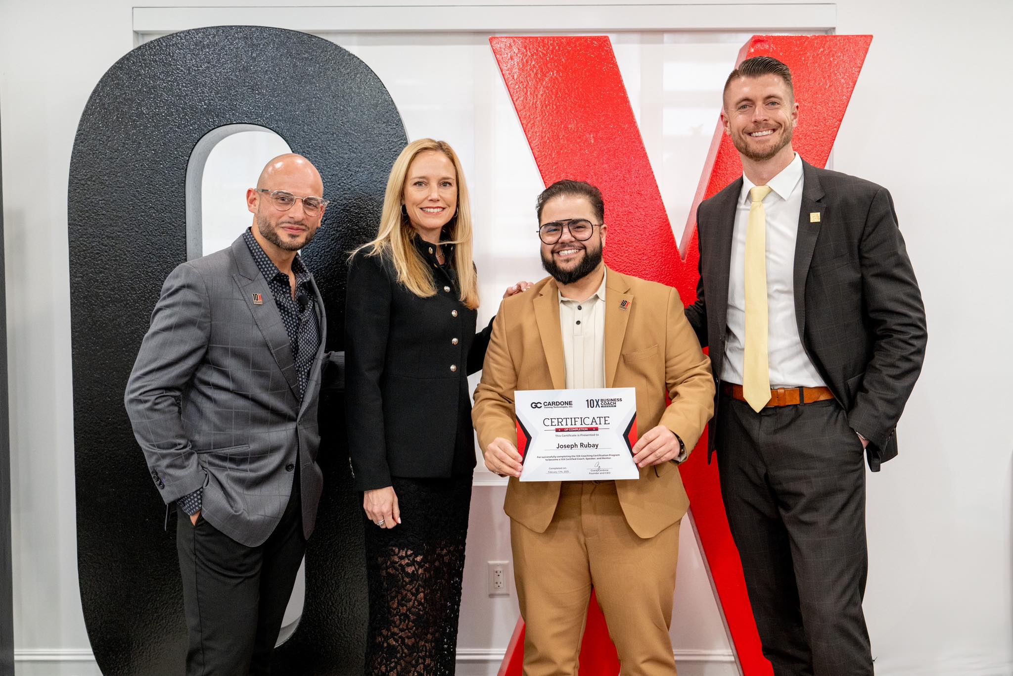 Business coach Joseph Rubay in high-rise office
