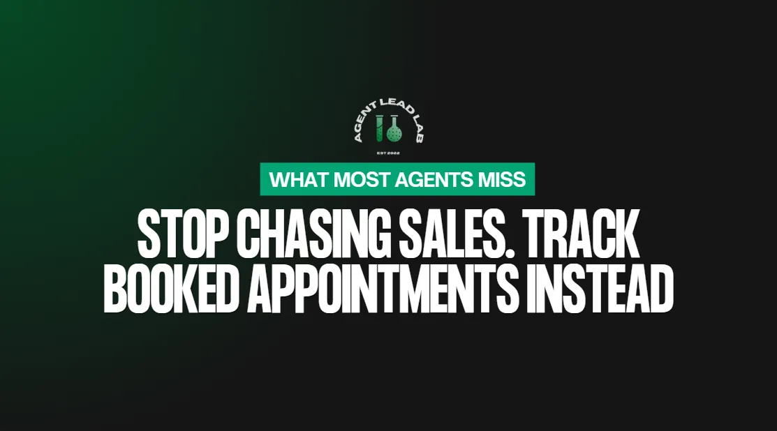 Cost Per Booked Appointment: What Most Agents Miss