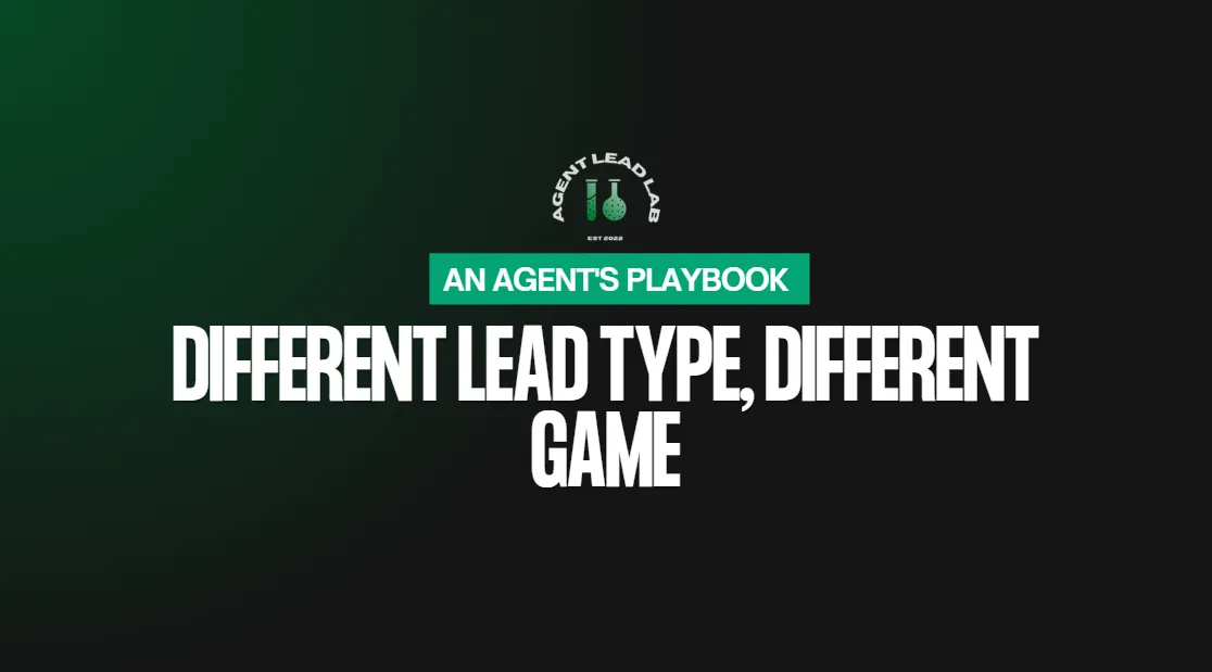 The Insurance Lead Type Playbook