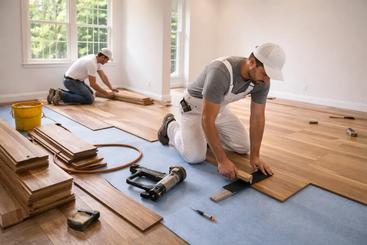 Quality residential flooring installation delivered with craftsmanship and attention to detail. in Washington