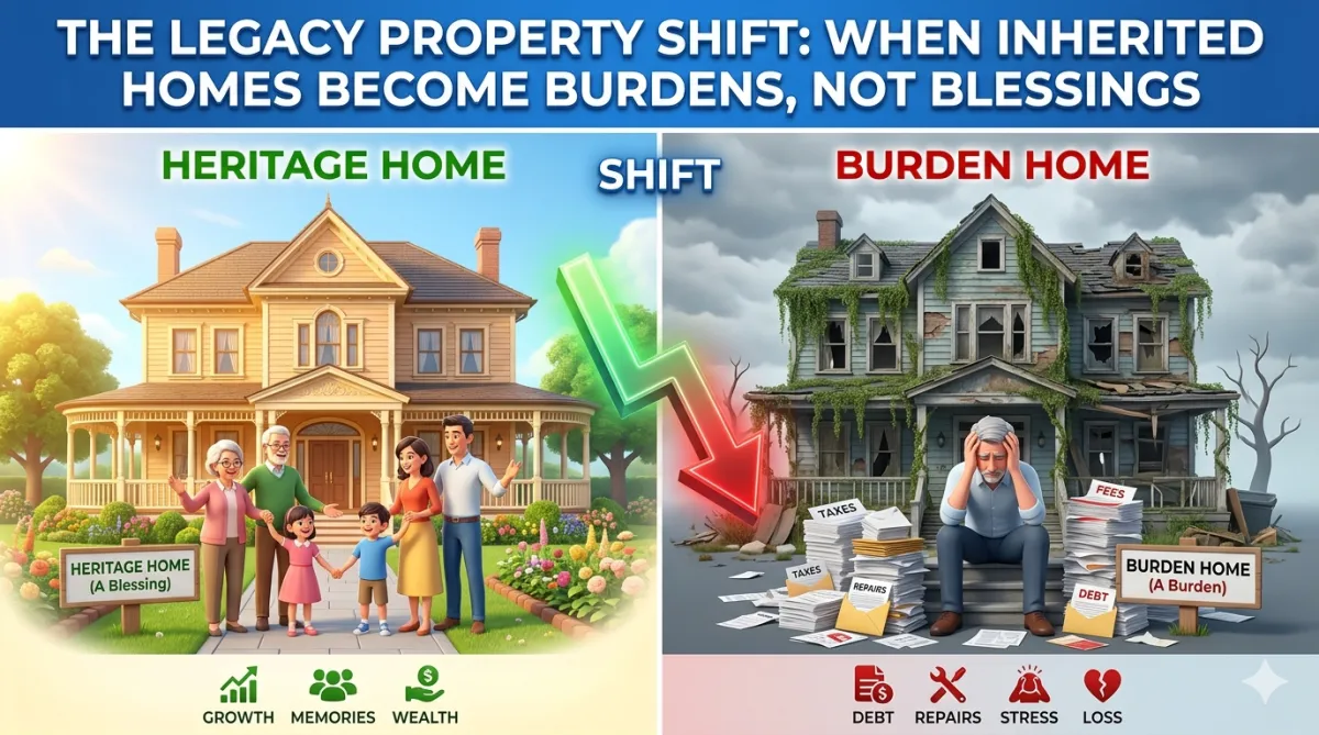 The Legacy Property Shift: When Inherited Homes Become Burdens, Not Blessings