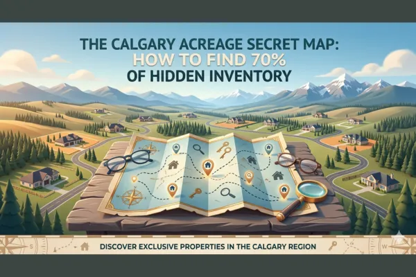 Municipal GIS mapping tools showing Calgary acreage property inventory and zoning data
