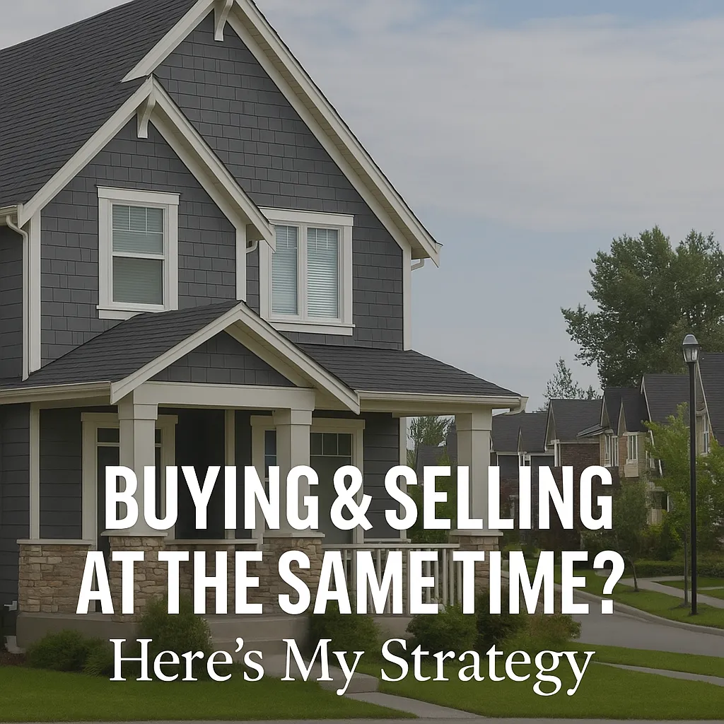 Calgary homeowner navigating a simultaneous home sale and purchase with a real estate agent