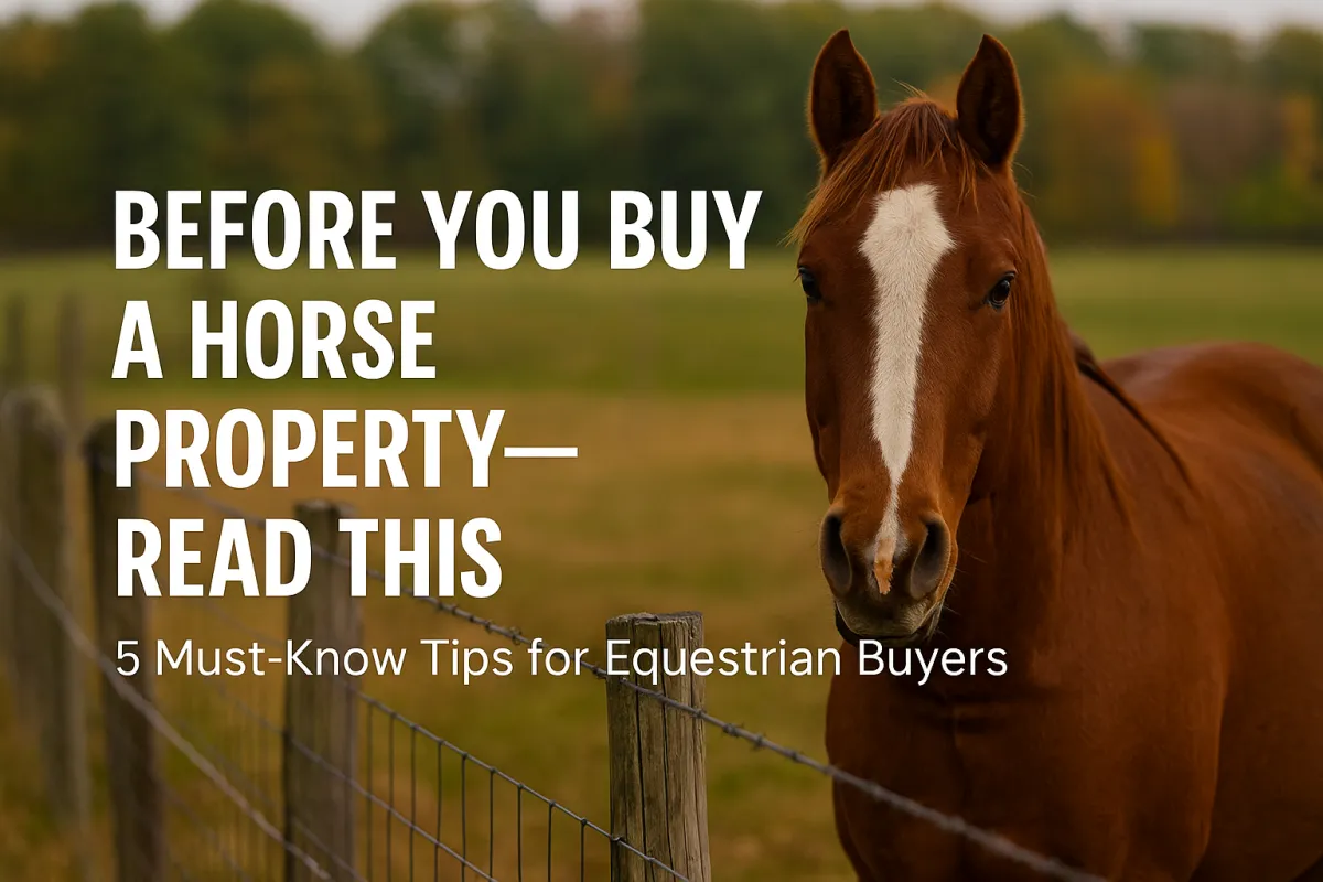 Alberta horse property featuring stable facilities and open pasture land near Calgary