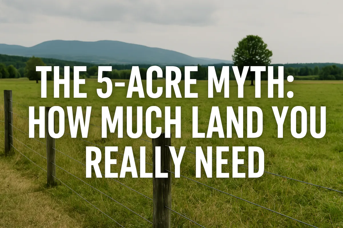 Open Alberta acreage property illustrating realistic land size considerations for rural buyers