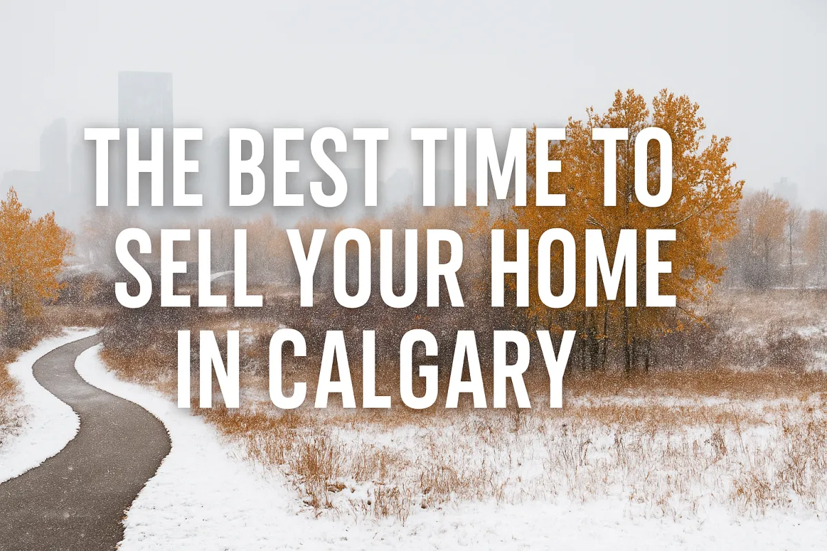 Calgary home listed for sale during peak market season to attract motivated buyers