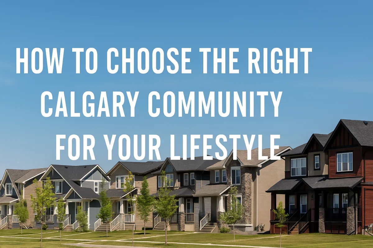 Calgary couple exploring a neighbourhood street to find the right community for their lifestyle