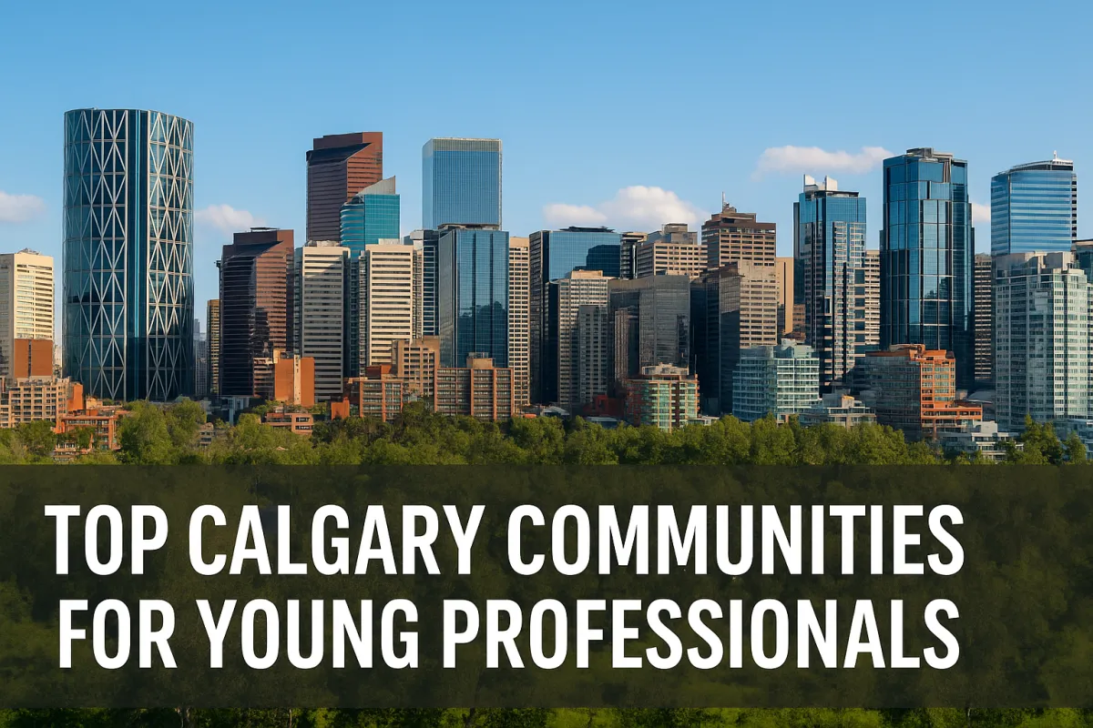 Young professional enjoying a vibrant Calgary neighbourhood with walkable amenities and modern living
