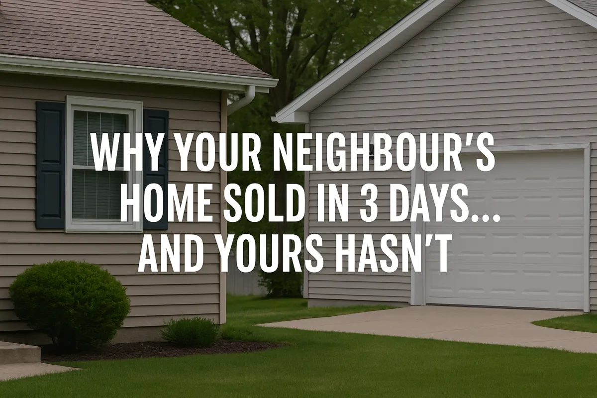 Calgary home sitting on the market while a neighbouring property sells quickly prompting seller reflection