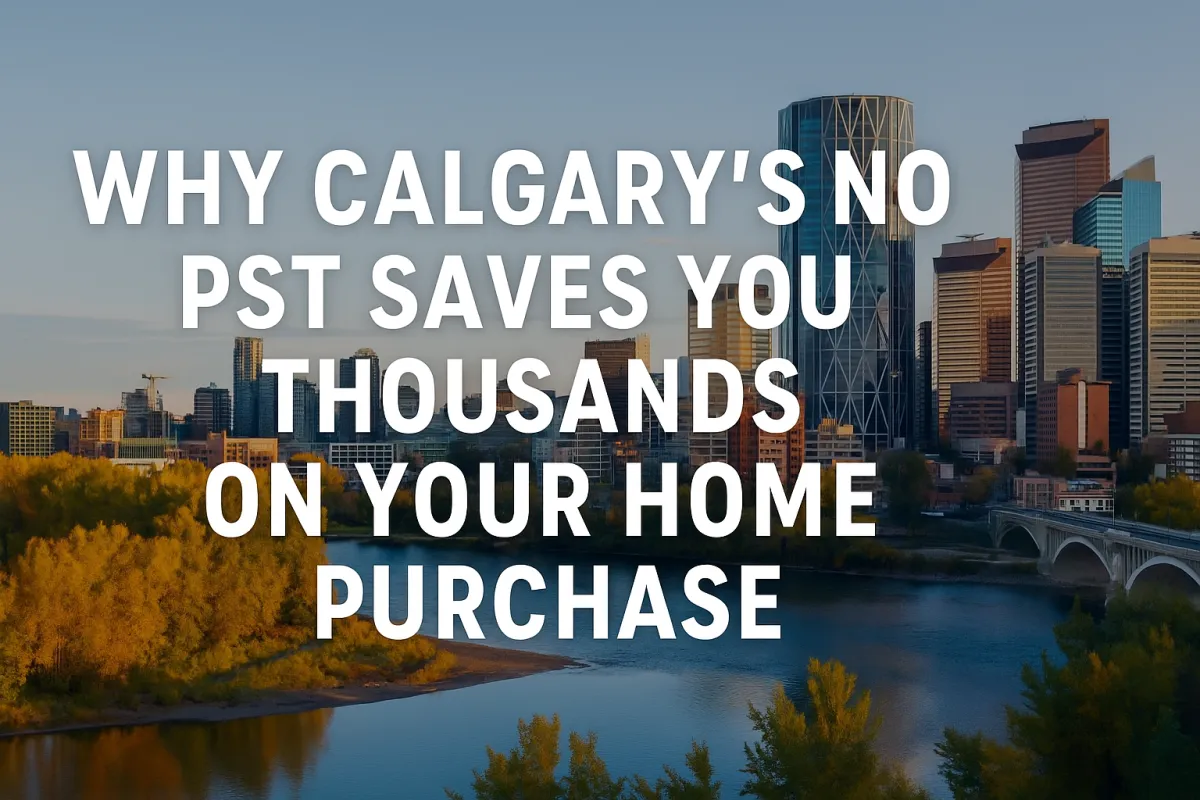 Calgary homebuyer celebrating savings on a home purchase thanks to Alberta's no PST advantage