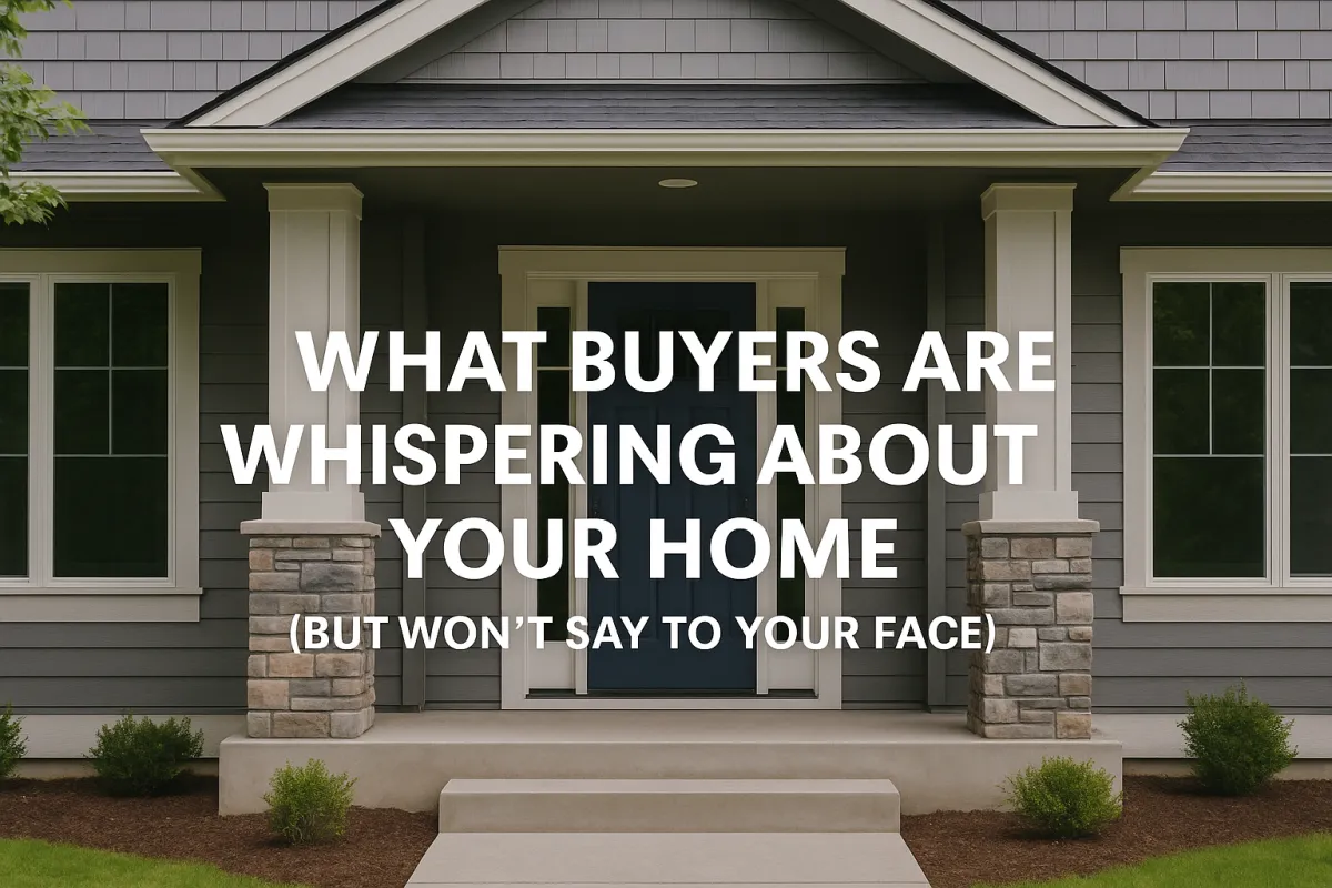 Calgary home interior seen through a buyer's critical eye during an open house showing