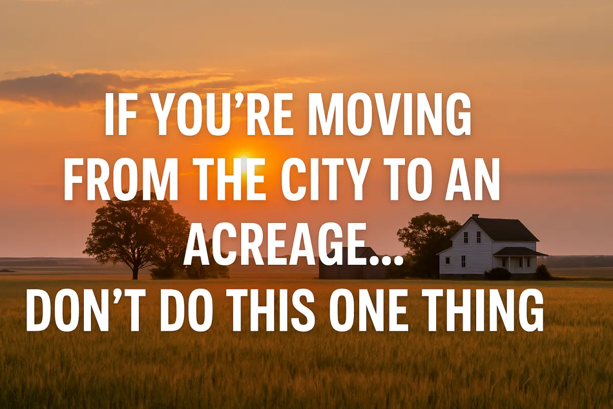 New acreage owner in Alberta learning an important lesson about the realities of rural property life