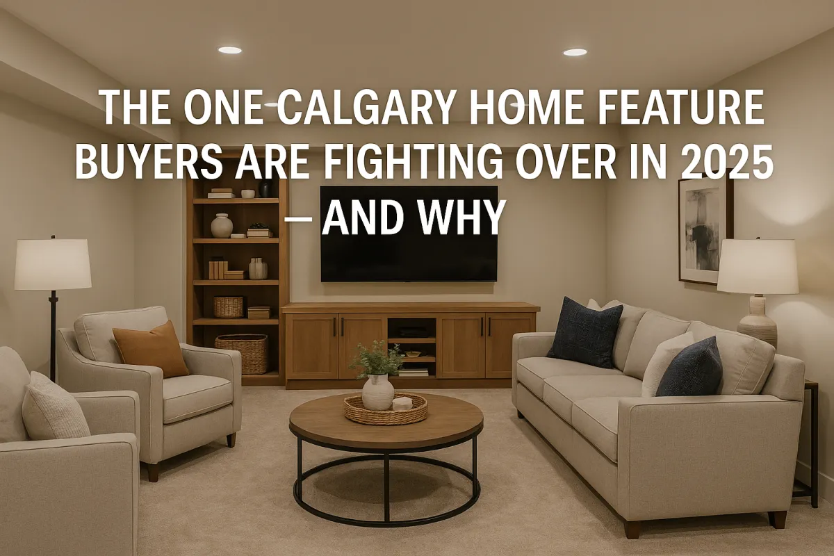 Calgary home interior highlighting a highly sought after feature driving buyer competition in the 2025 market