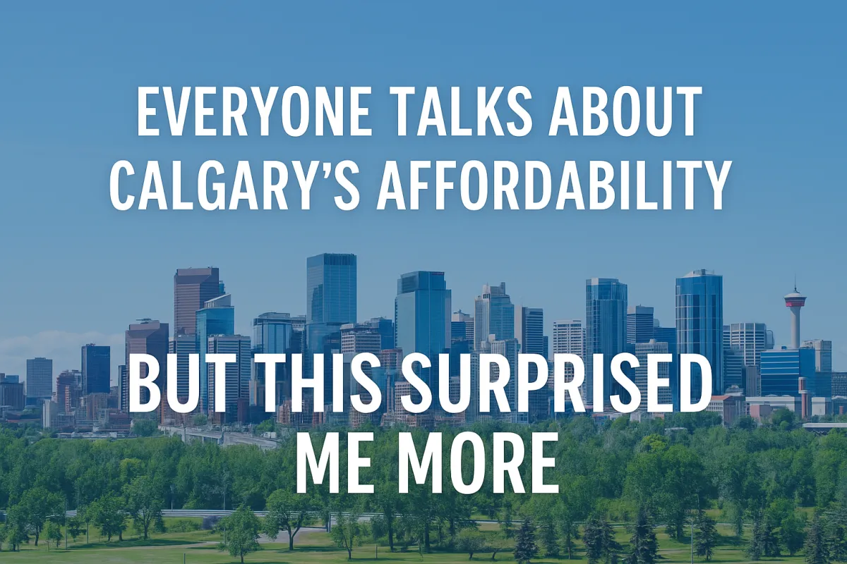 Calgary neighbourhood street representing an unexpected lifestyle benefit beyond just the city's affordability