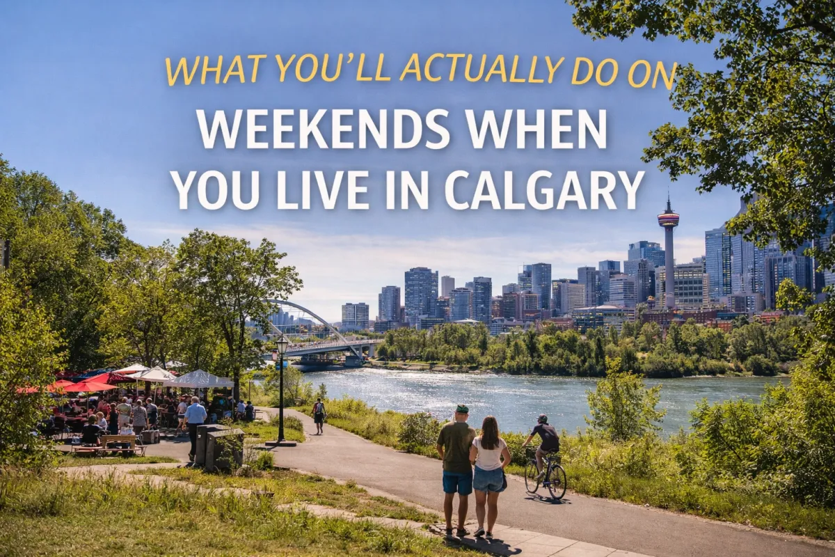 Calgary resident enjoying an outdoor weekend activity capturing the city's active and vibrant lifestyle