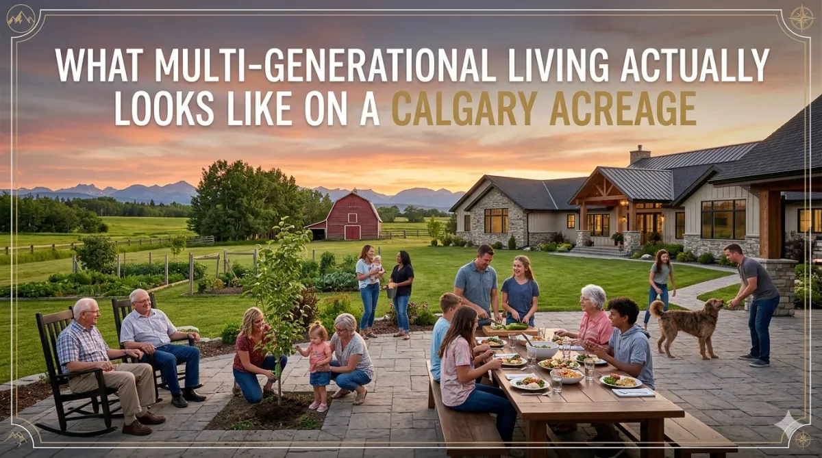 What Multi-Generational Living Actually Looks Like on a Calgary Acreage