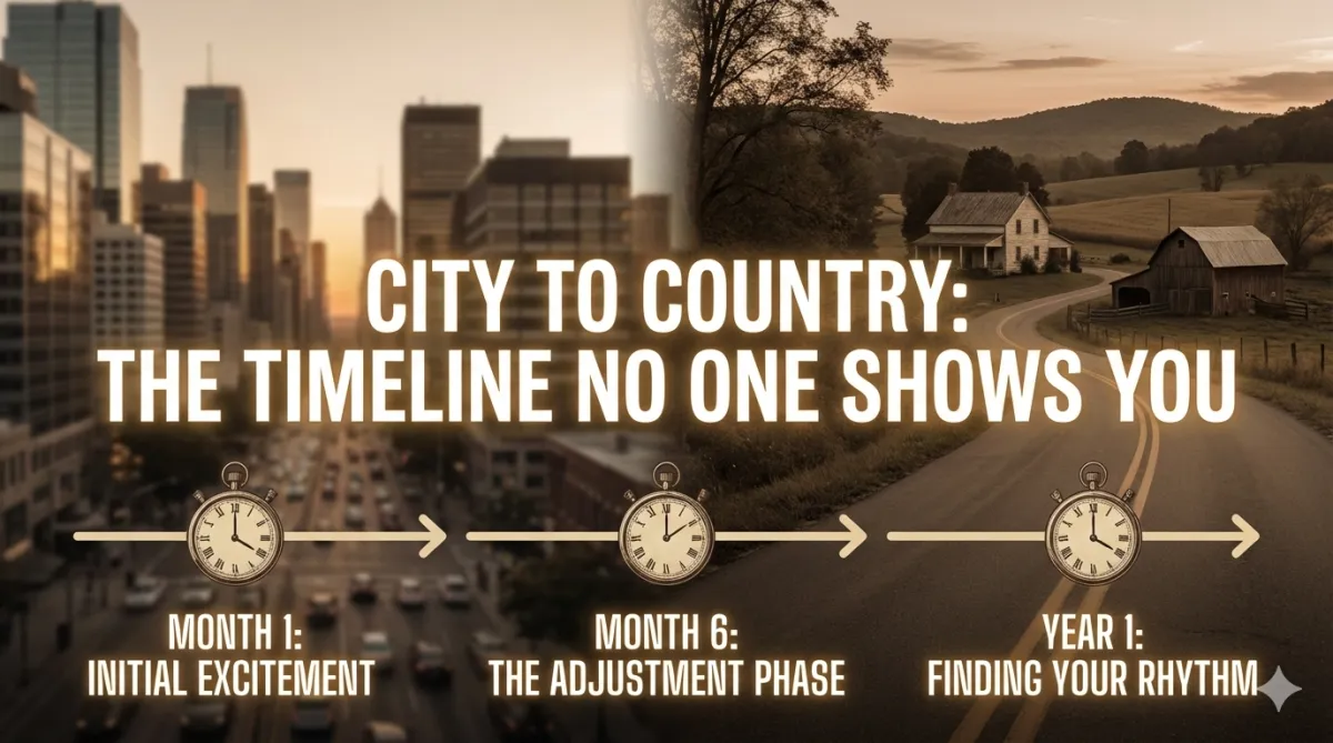 Calgary homeowner and real estate agent mapping out the full timeline of a city to acreage property transition