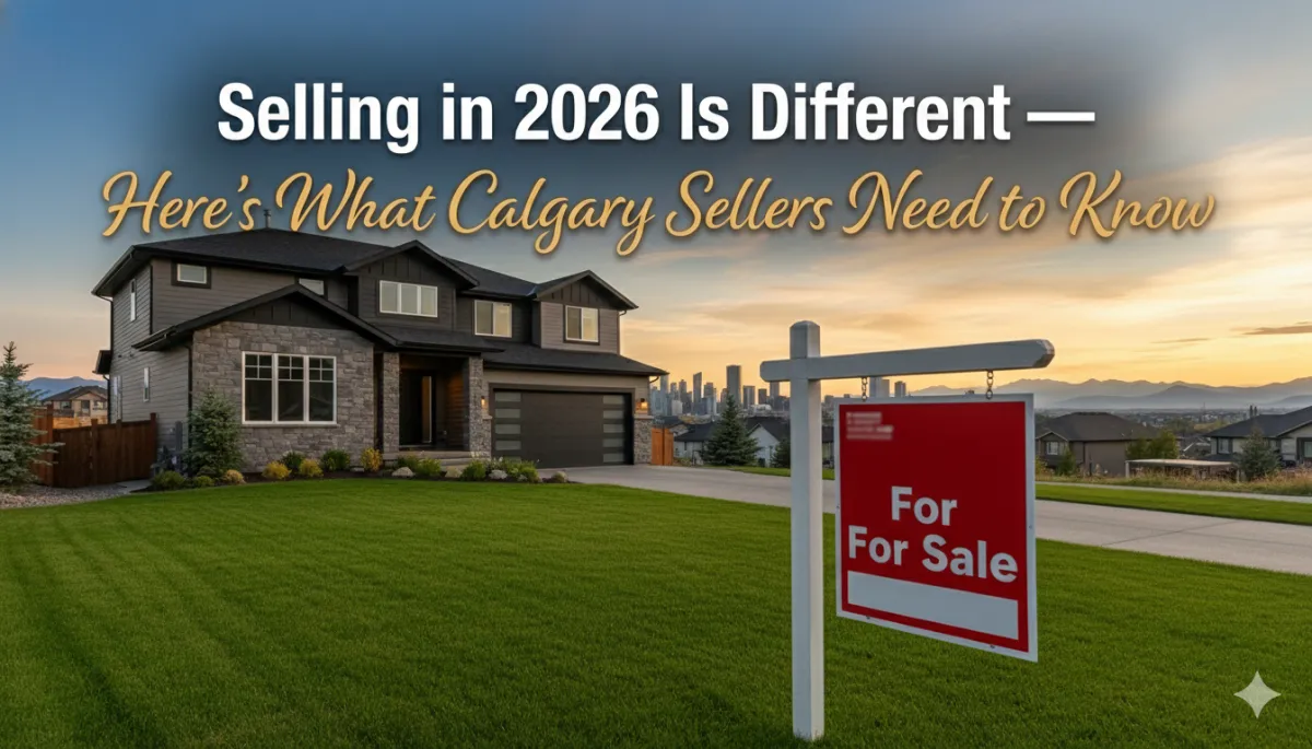 Calgary home seller meeting with a real estate agent to understand the new rules of listing property successfully in 2026