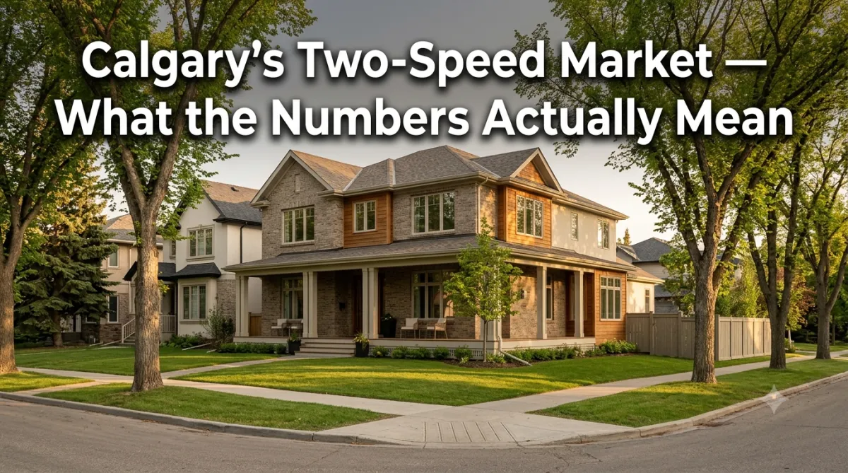 Calgary's Two-Speed Market — What the Numbers Actually Mean If You Own a Detached Home or Acreage
