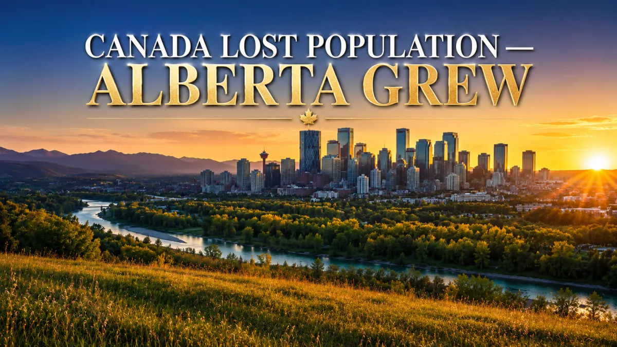 Canada Lost Population for the First Time Since Confederation — But Alberta Is the Exception