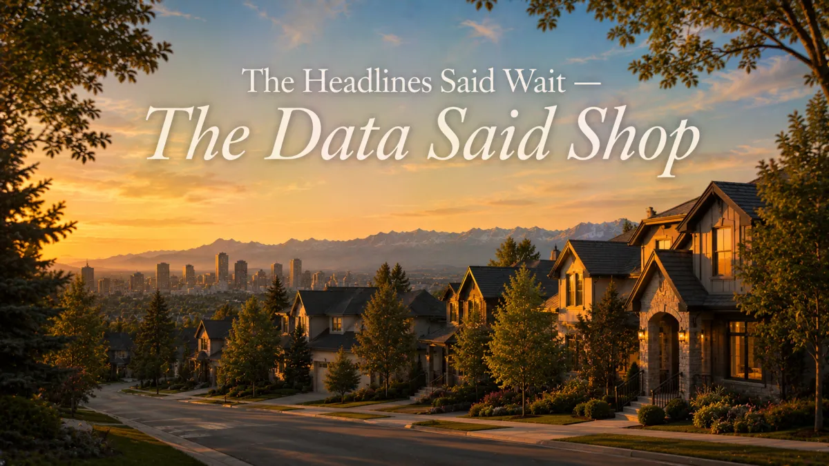 "The Market's Slowing, Let's Wait" — Why I Told My Buyers the Opposite This Month