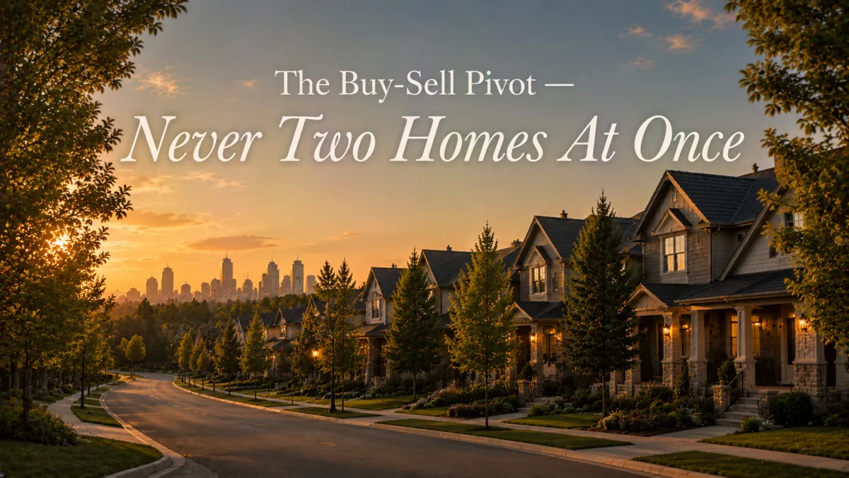 The "Buy-Sell Pivot": How I Kept a Client From Owning Two Homes at Once