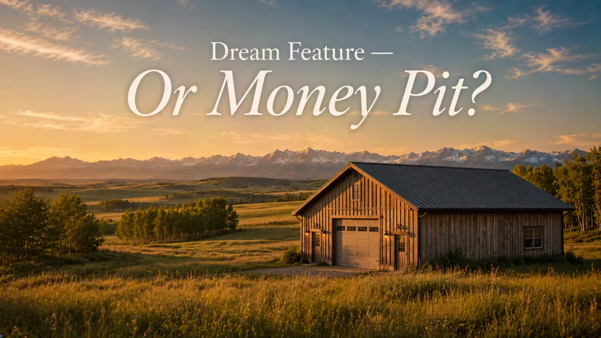 Outbuildings & Shops on an Acreage: What Adds Value vs What's a Money Pit