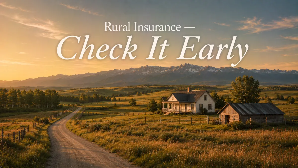 Why Acreage Insurance Shocks City Buyers — And What to Check Before You Buy