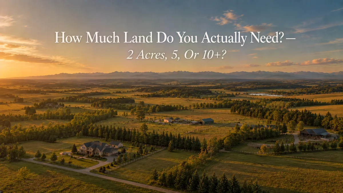 Well, Cistern, or Water Co-op? The Acreage Water Question Nobody Explains Until It's Too Late
