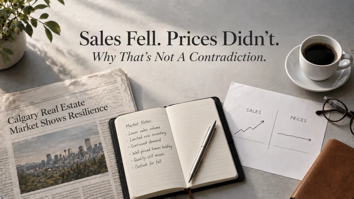 Sales Dropped 16% But Prices Didn't. Here's Why That's Not a Contradiction
