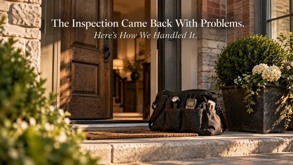 The Inspection Came Back With Problems. Here's How We Handled It.