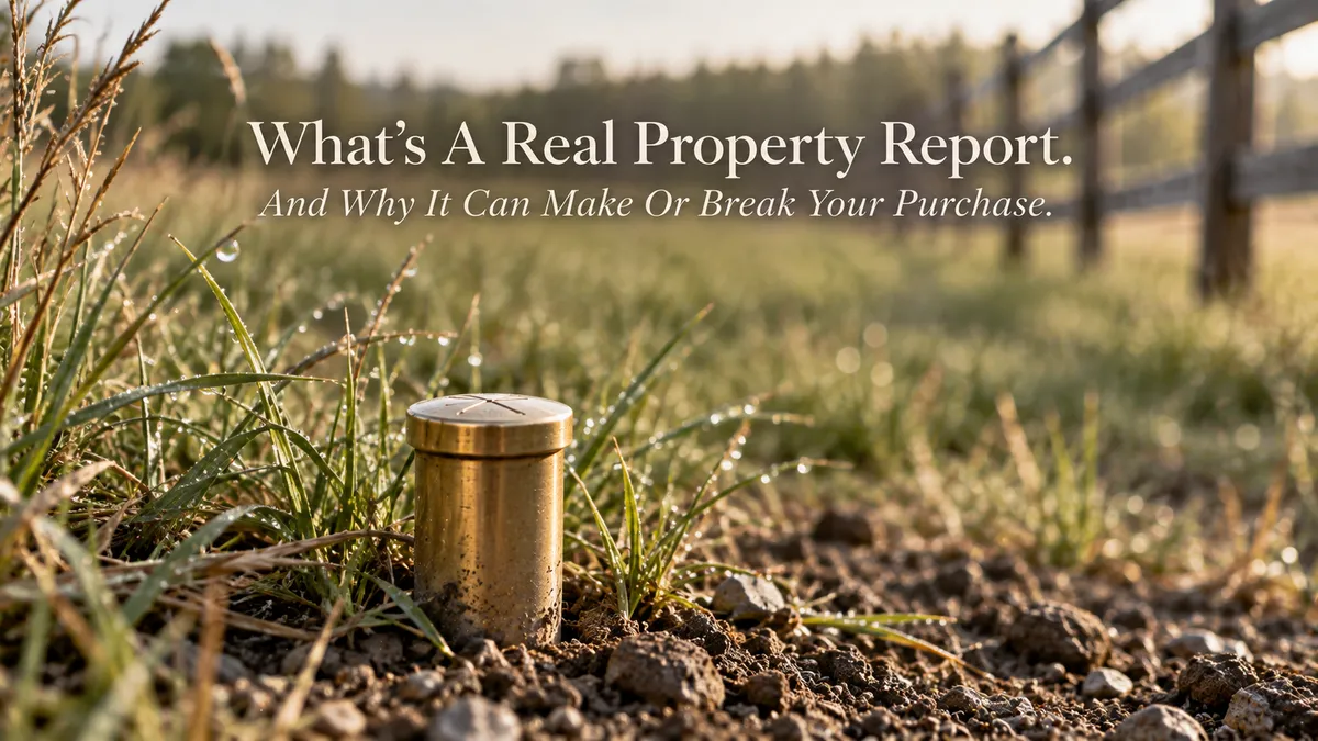 What's a Real Property Report, and Why It Can Make or Break Your Purchase